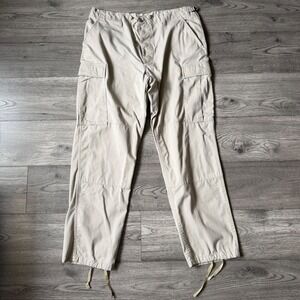 Propper Mens Tactical Cargo Pants Khaki Tan BDU Combat Trousers Size L/R 38x32